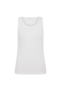 Round-neck tank top - Coconut Milk
