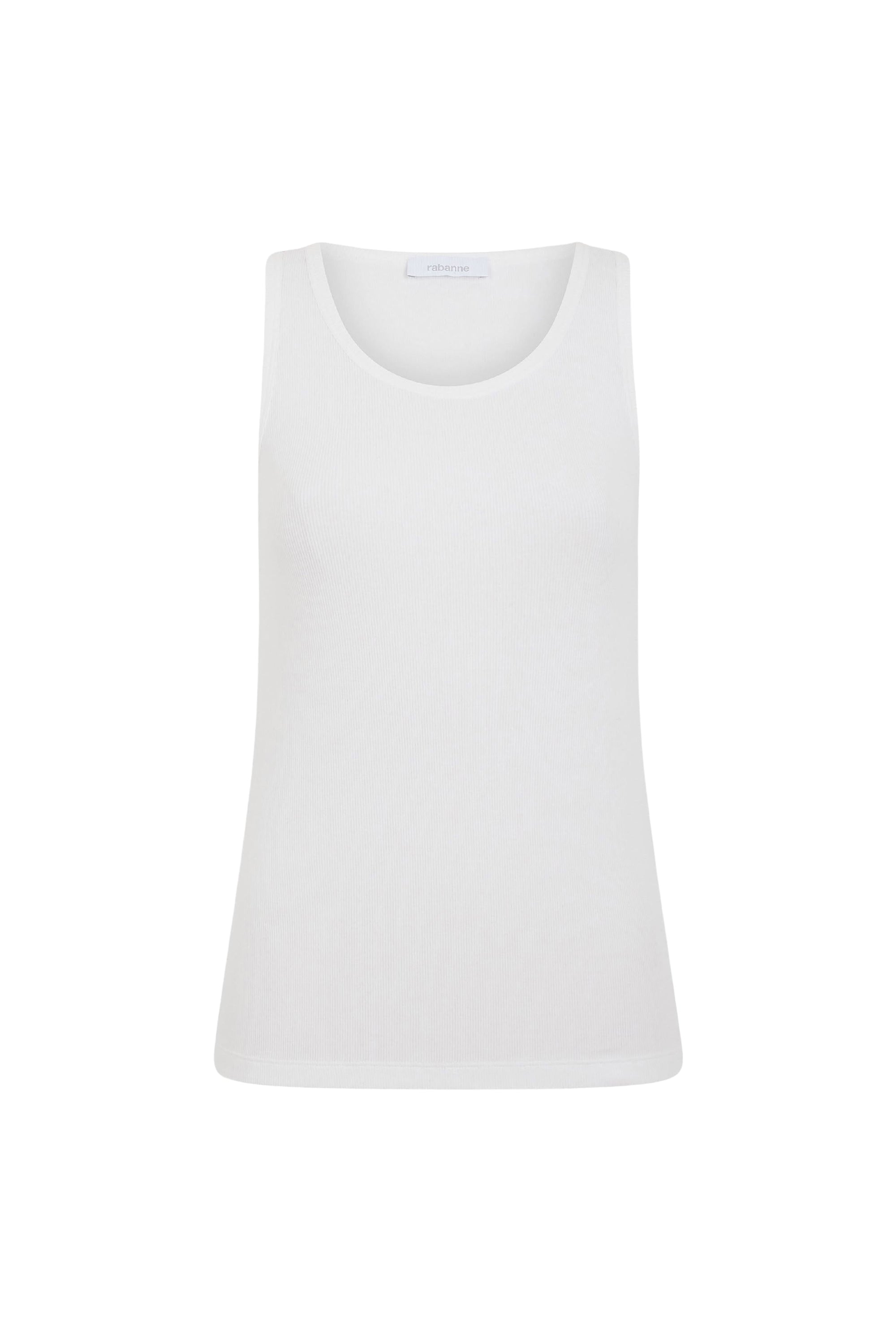 Round-neck tank top - Coconut Milk