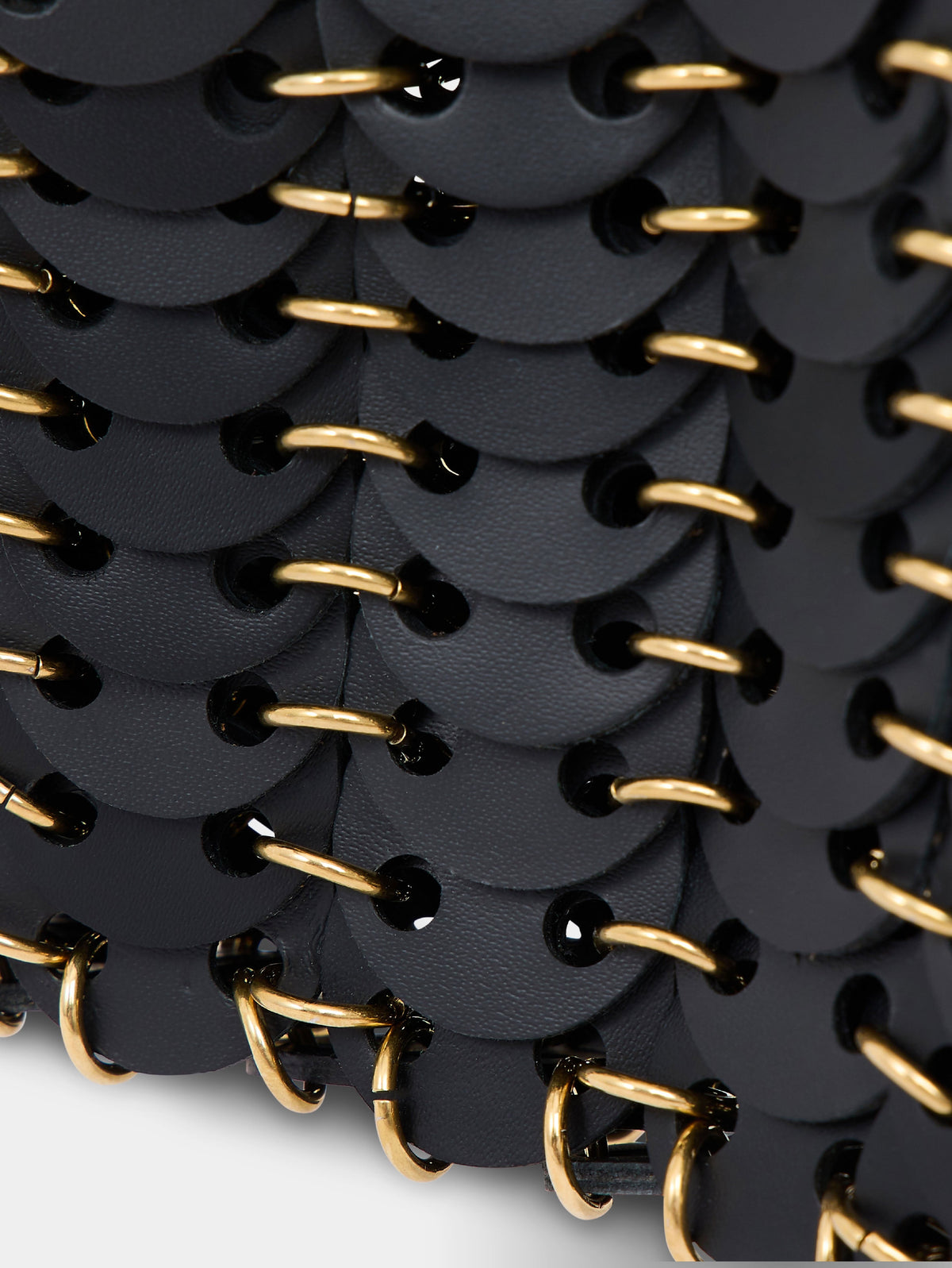 Sac nano 1969 en cuir - Black & Gold