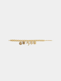 Sundate necklace in brass - Gold