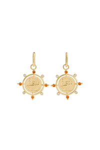 Boucles d'oreilles Sundate en laiton - Gold