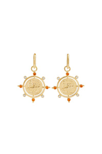 Boucles d'oreilles Sundate en laiton - Gold