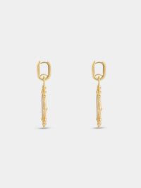 Boucles d'oreilles Sundate en laiton - Gold