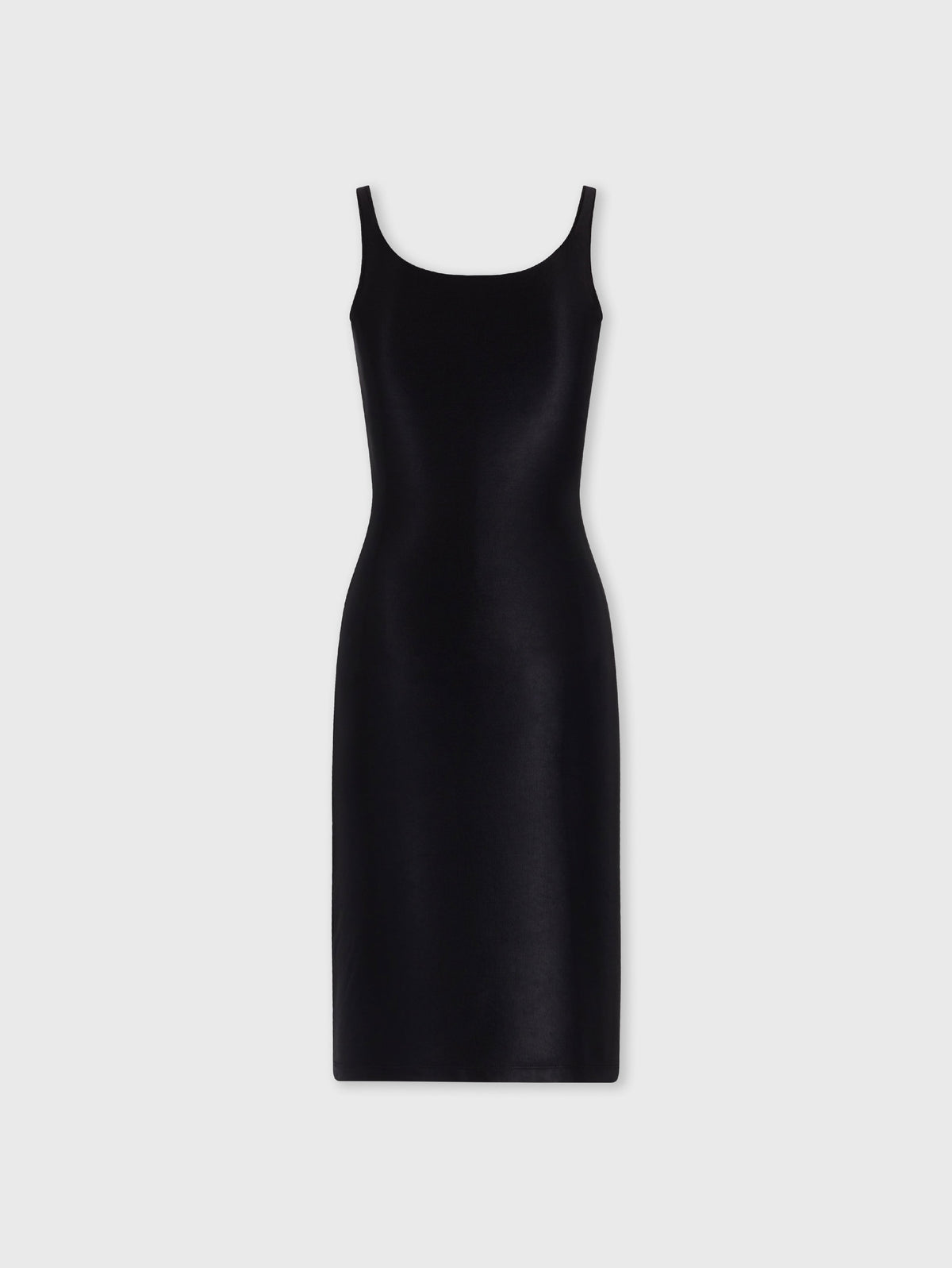 Robe drapée sans manches - Black