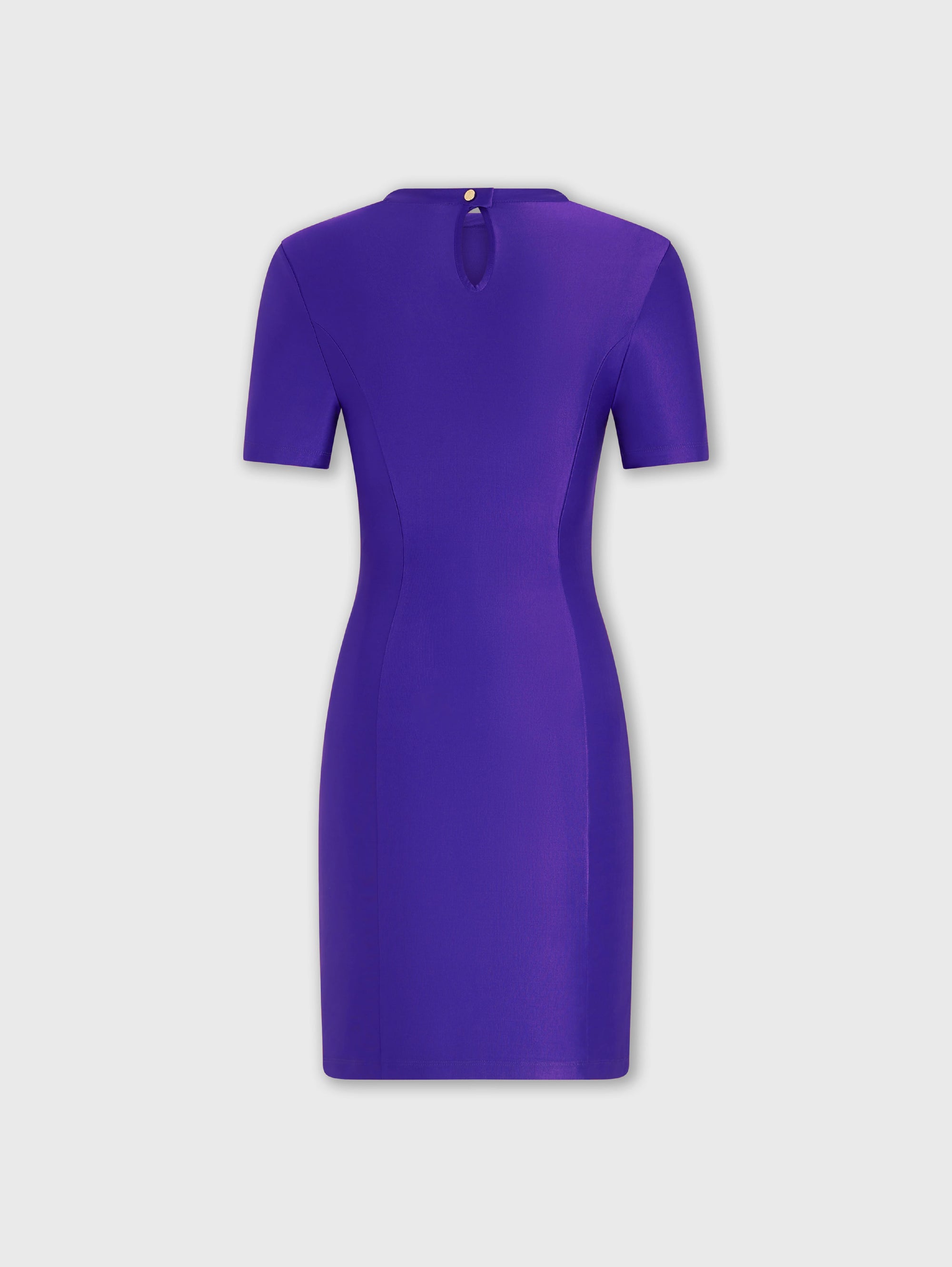 Short draped dress - Violet