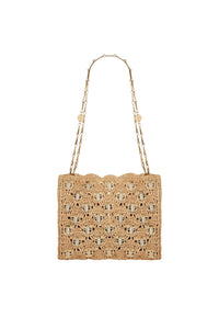 Sac 1969 en raphia - Natural & Light Gold
