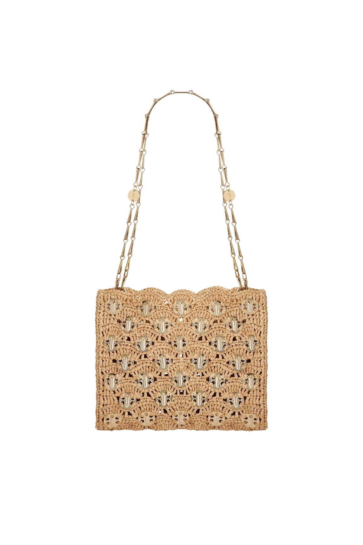 Sac 1969 en raphia - Natural & Light Gold
