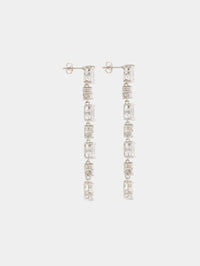 Silver & Crystal Boucles d’oreilles - Silver & Crystal