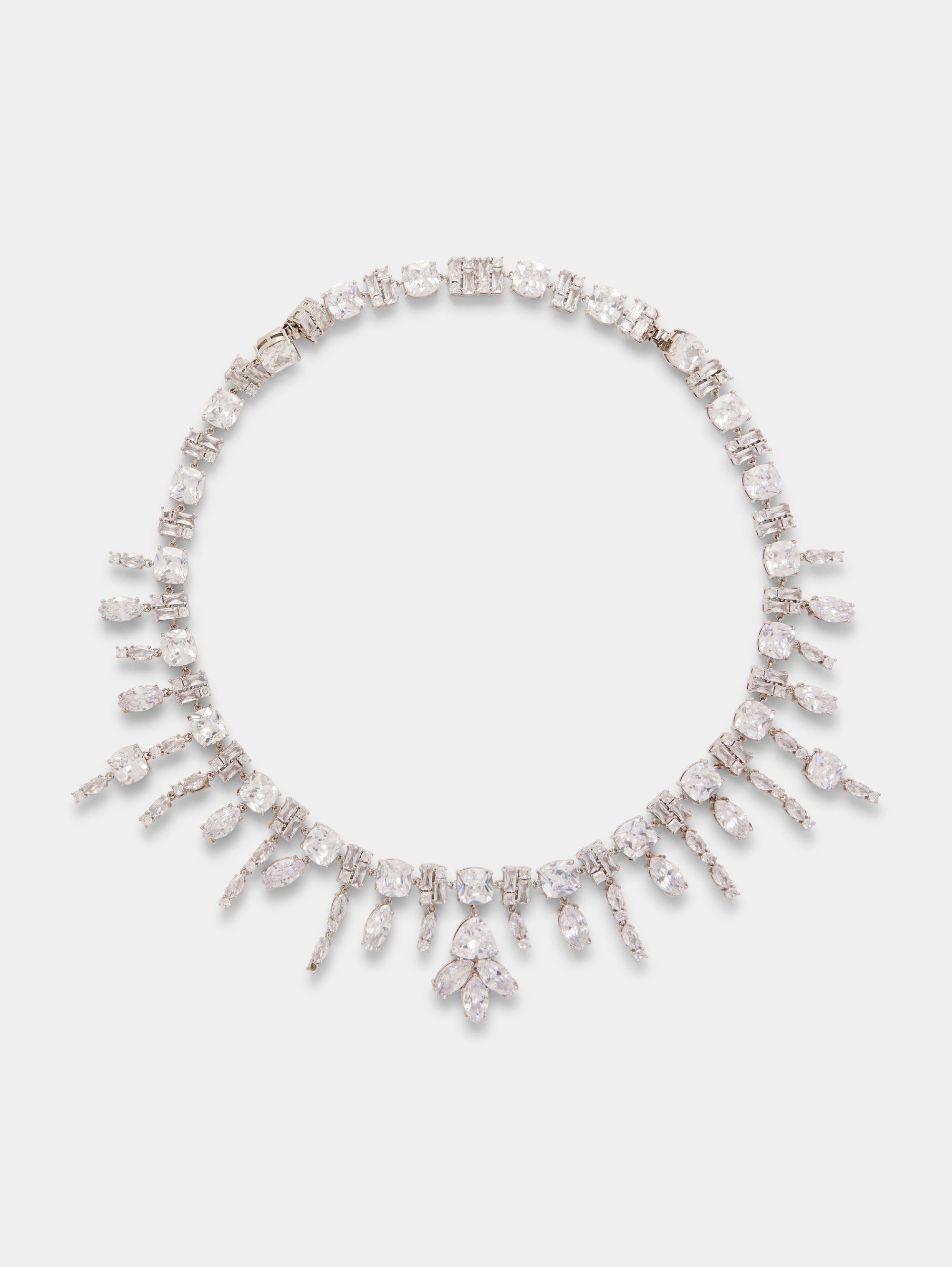 Silver & Crystal Collier - Silver & Crystal