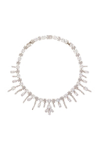 ZZNOSTOCK_Silver & Crystal Collier - Silver & Crystal