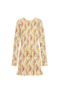 Short satin dress - Flowers & Camomille