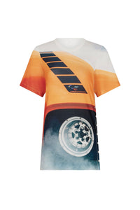 Short-sleeved jersey top - Fast Cars Orange
