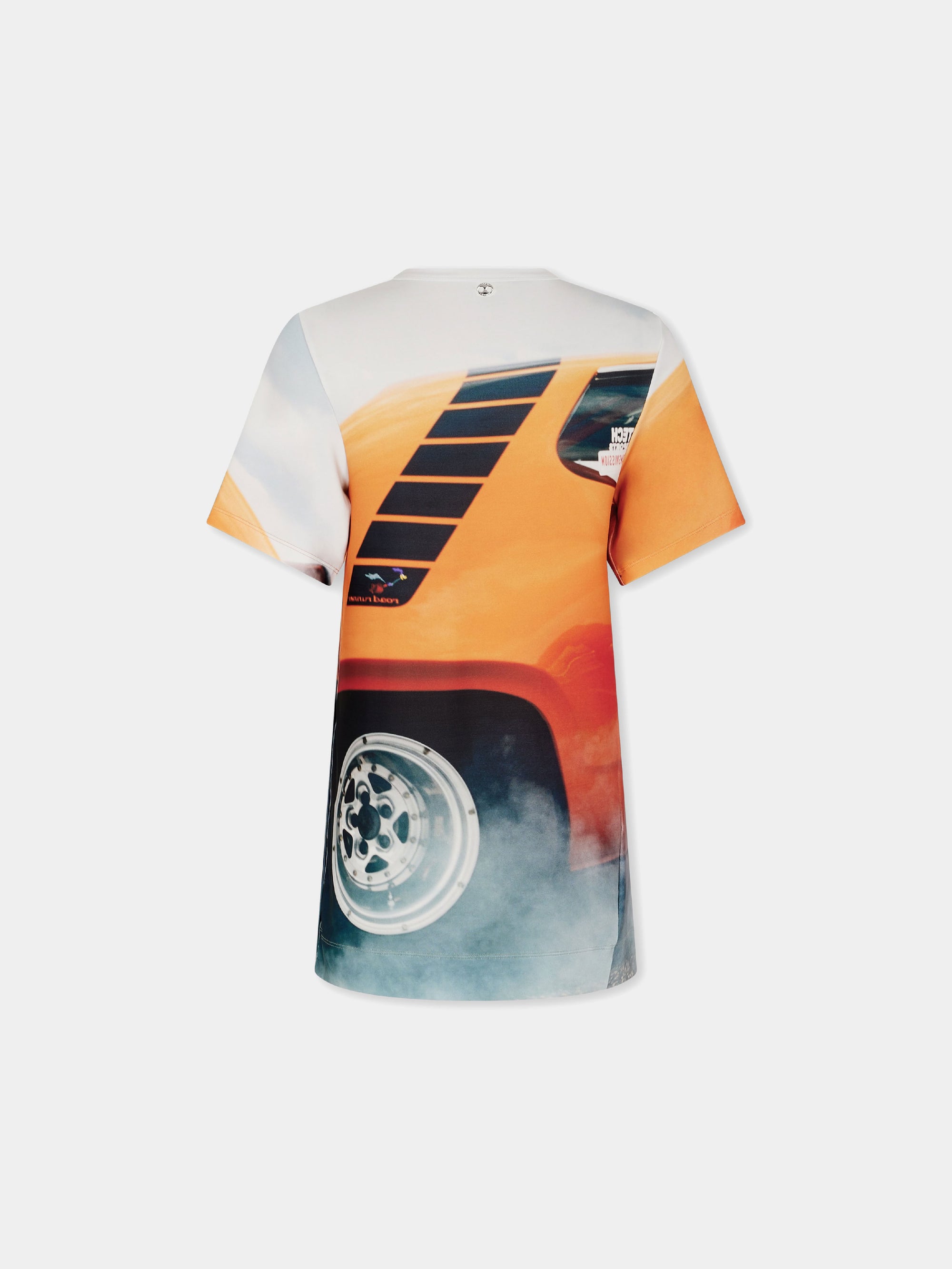 Short-sleeved jersey top - Fast Cars Orange