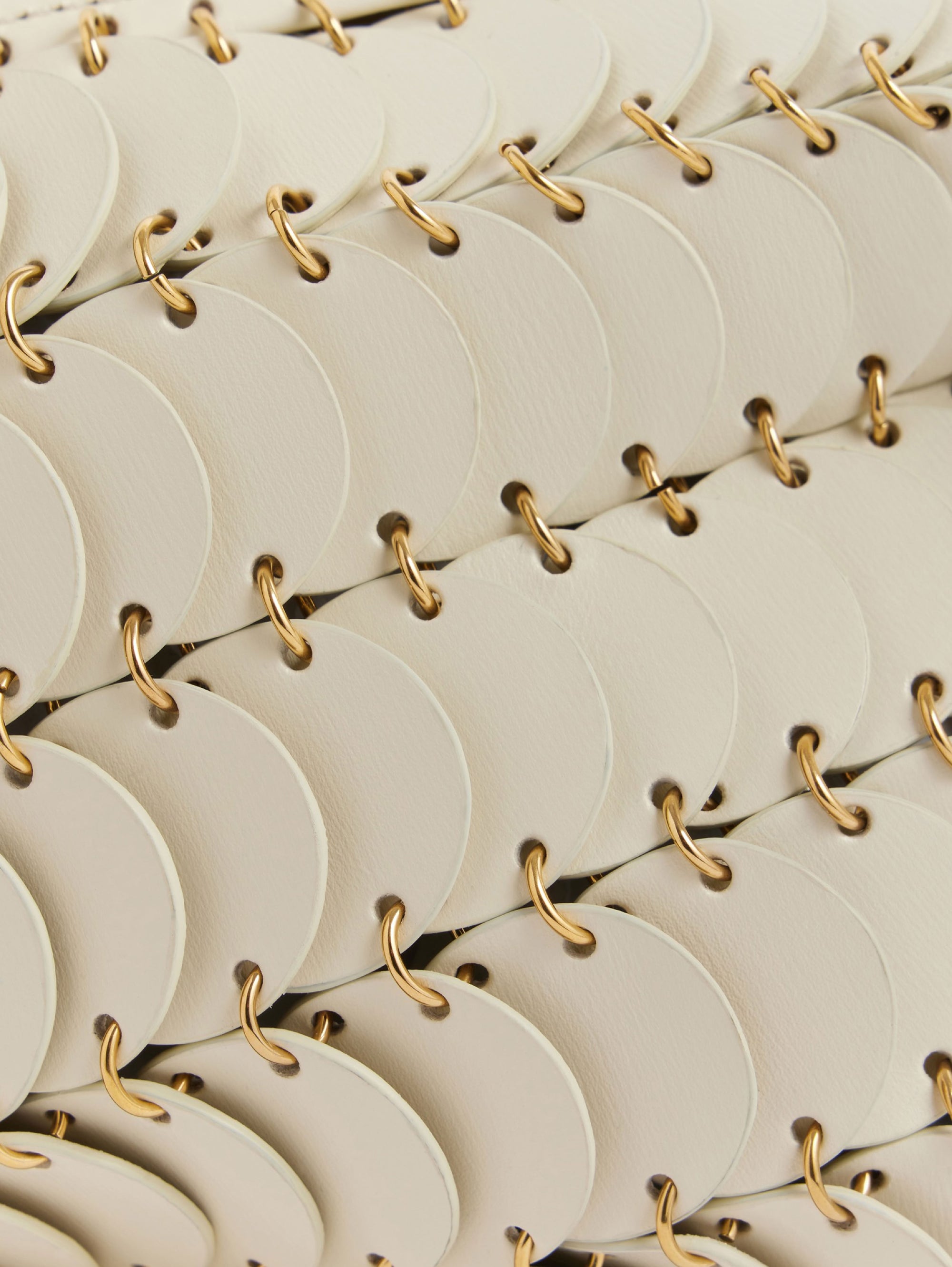 Cream & Gold Bandouliere - Cream & Gold