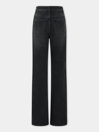 Pantalon 1969 avec sequins en denim - Black