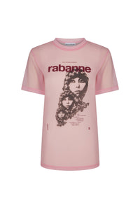 T-shirt with logo print - Peony Pink