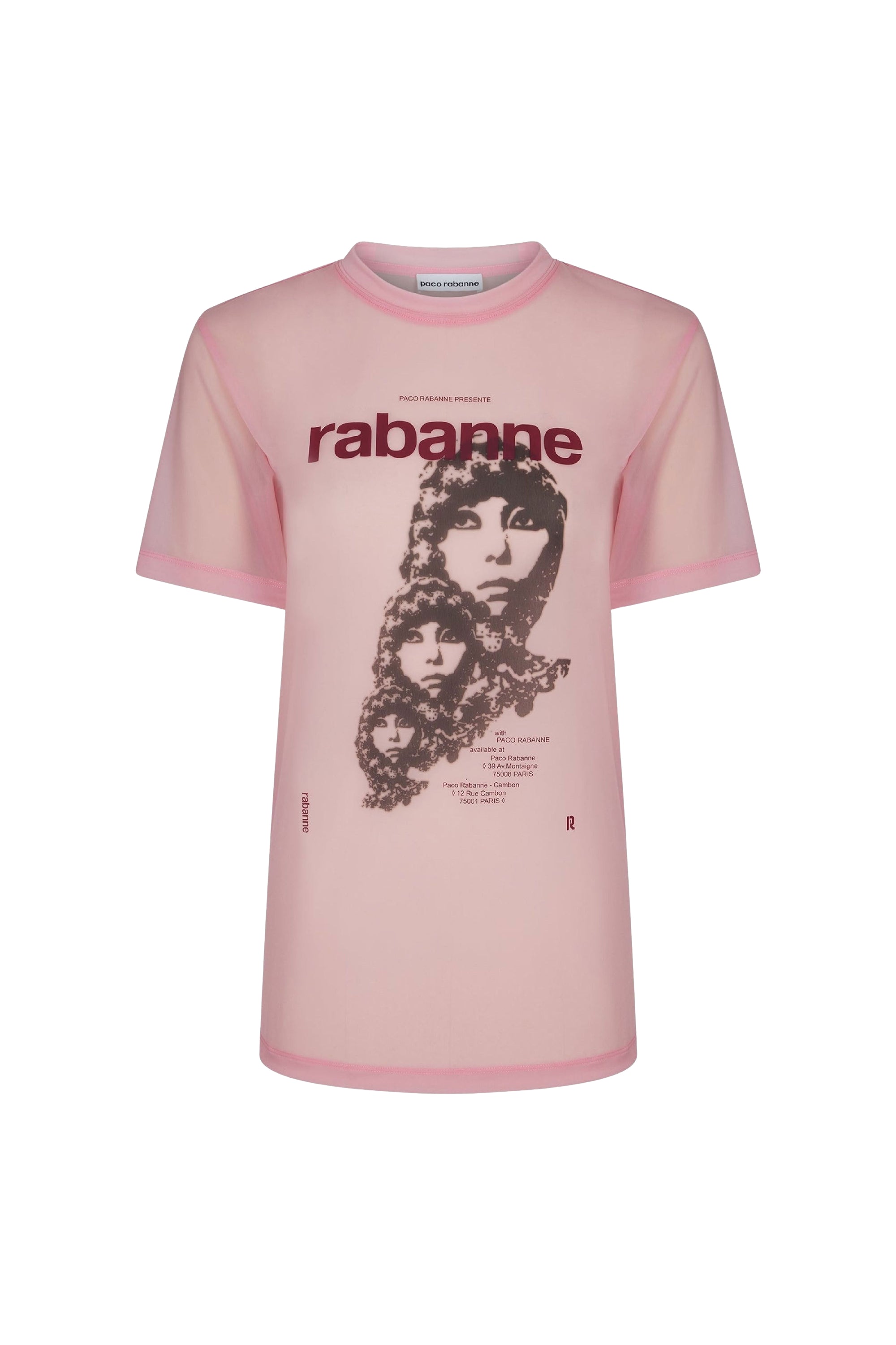 T-shirt with logo print - Peony Pink