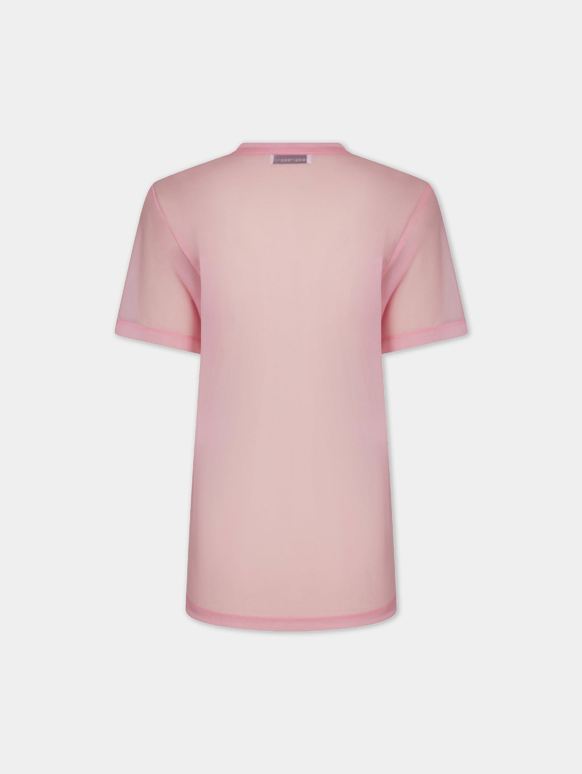 T-shirt imprimé avec logo - Peony Pink