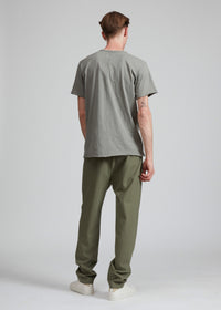 T-shirt Miles en jersey Principal - Bleu Gris