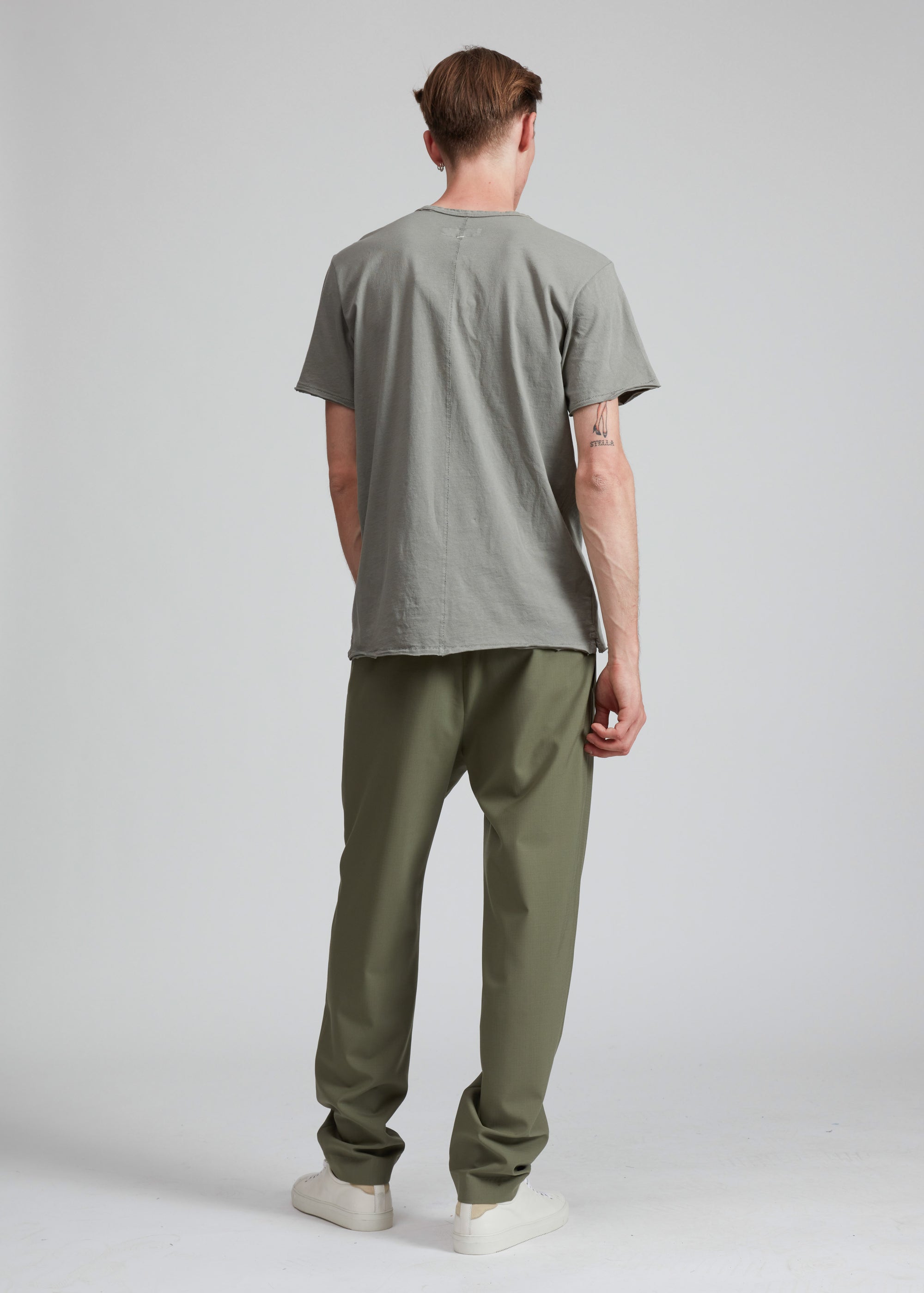 T-shirt Miles en jersey Principal - Bleu Gris
