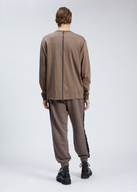T-shirt Cliff à manches longues « Bound » - Marron