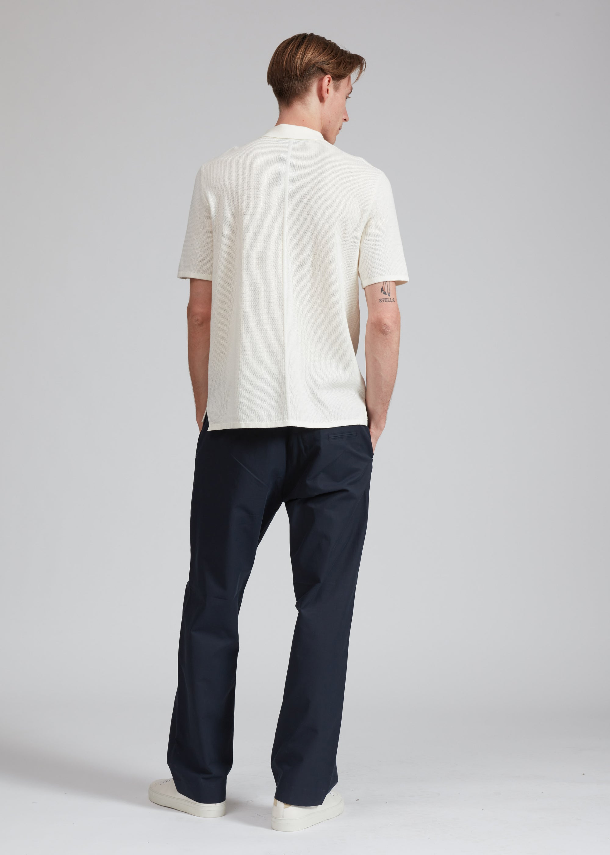 Polo en maille Harvey - Ivory