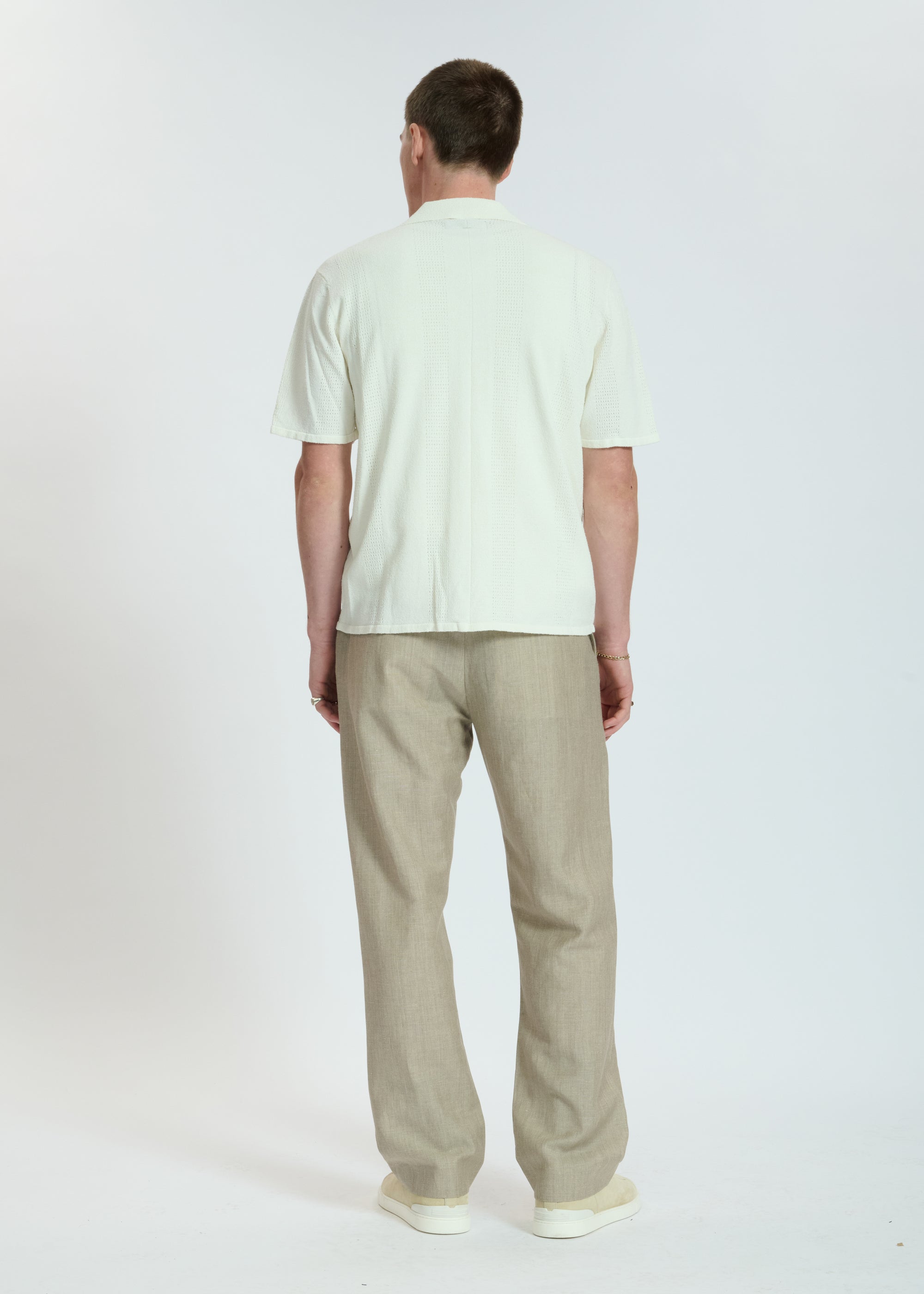 Chemise Avery à pointelle Zuma - Chalk