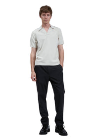 Polo Johnny à côtes en tissu éponge Zuma - Ivory