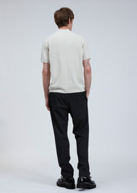 Polo Johnny à côtes en tissu éponge Zuma - Ivory