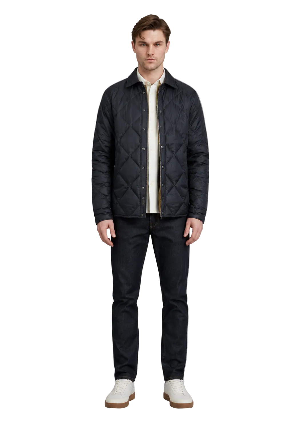 Chemise matelassée Dane - Noir