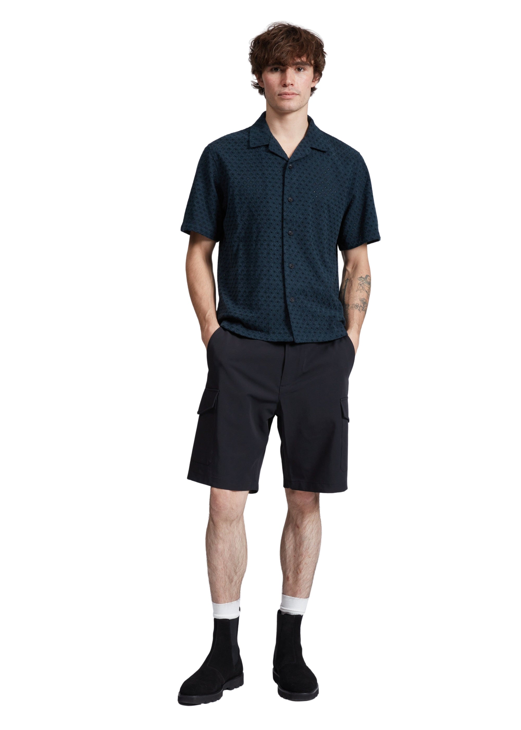 Chemise Avery Resort en jacquard à losanges - Salute