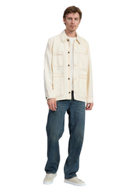 Veste de travail en denim Graham - Ecru