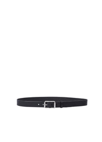 Ceinture Evan en cuir - Noir