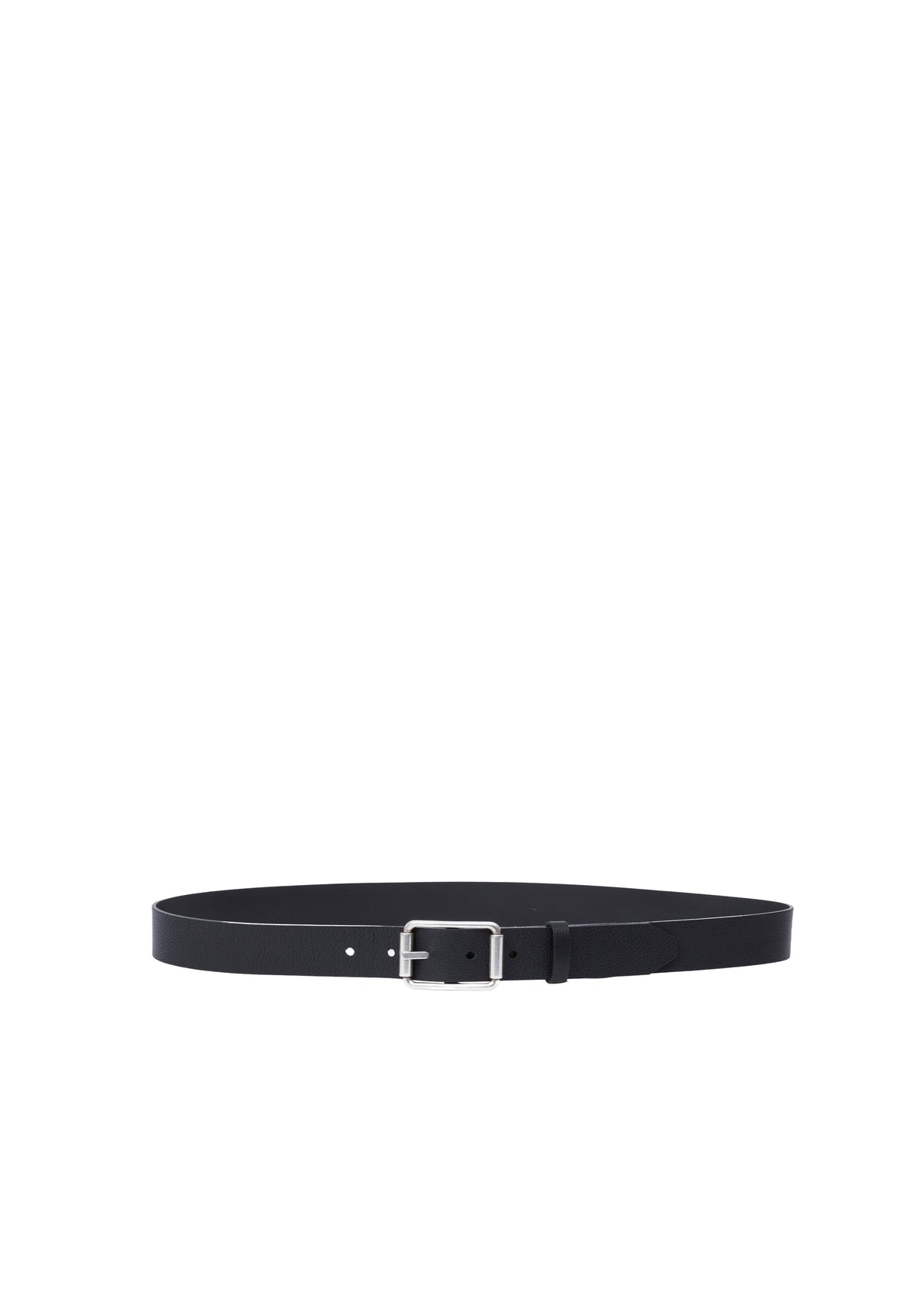 Ceinture Evan en cuir - Noir