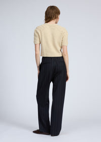 Pantalon à rayures en laine Newman - Nvyst