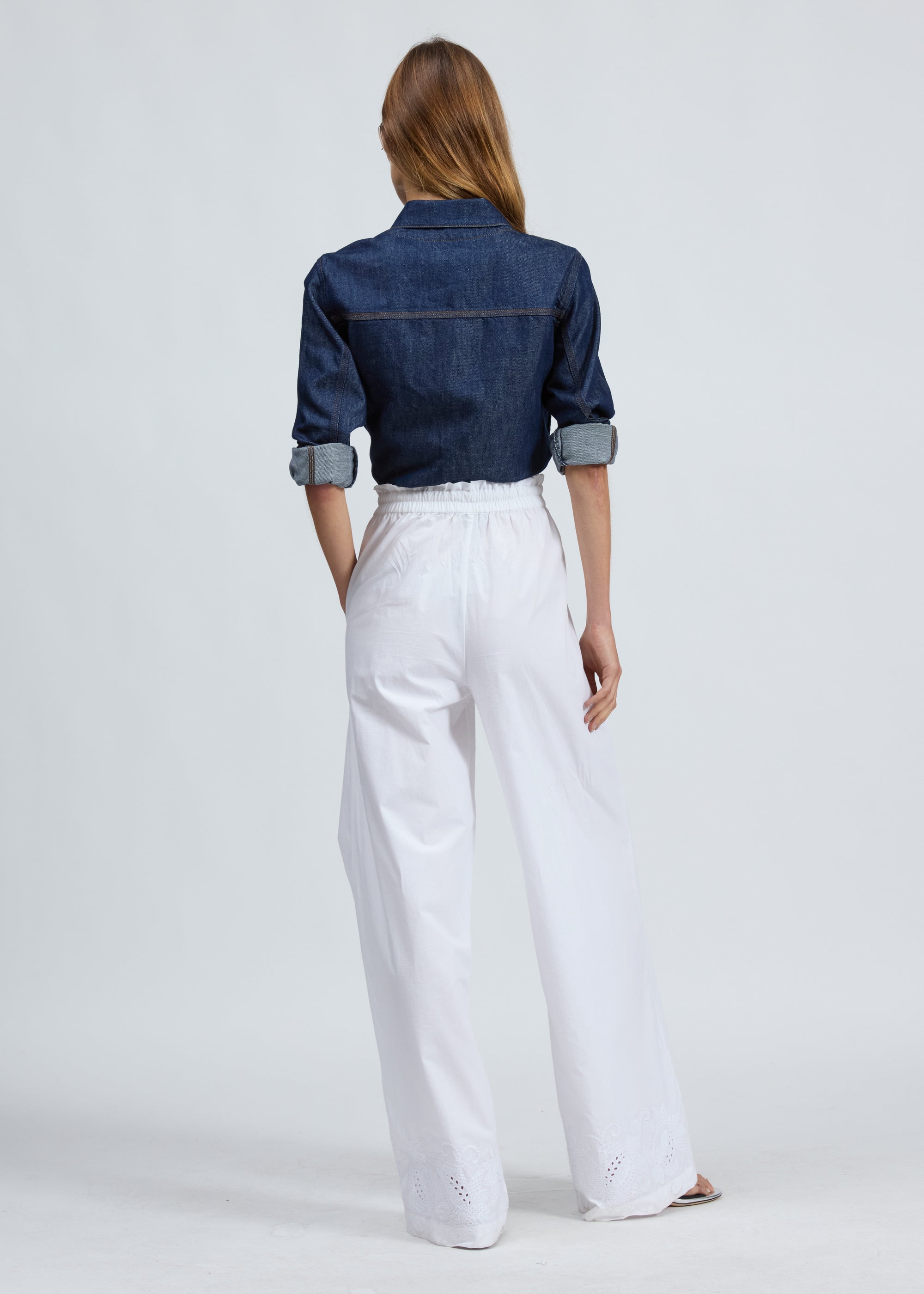 Pantalon Marin en tulle - Blanc
