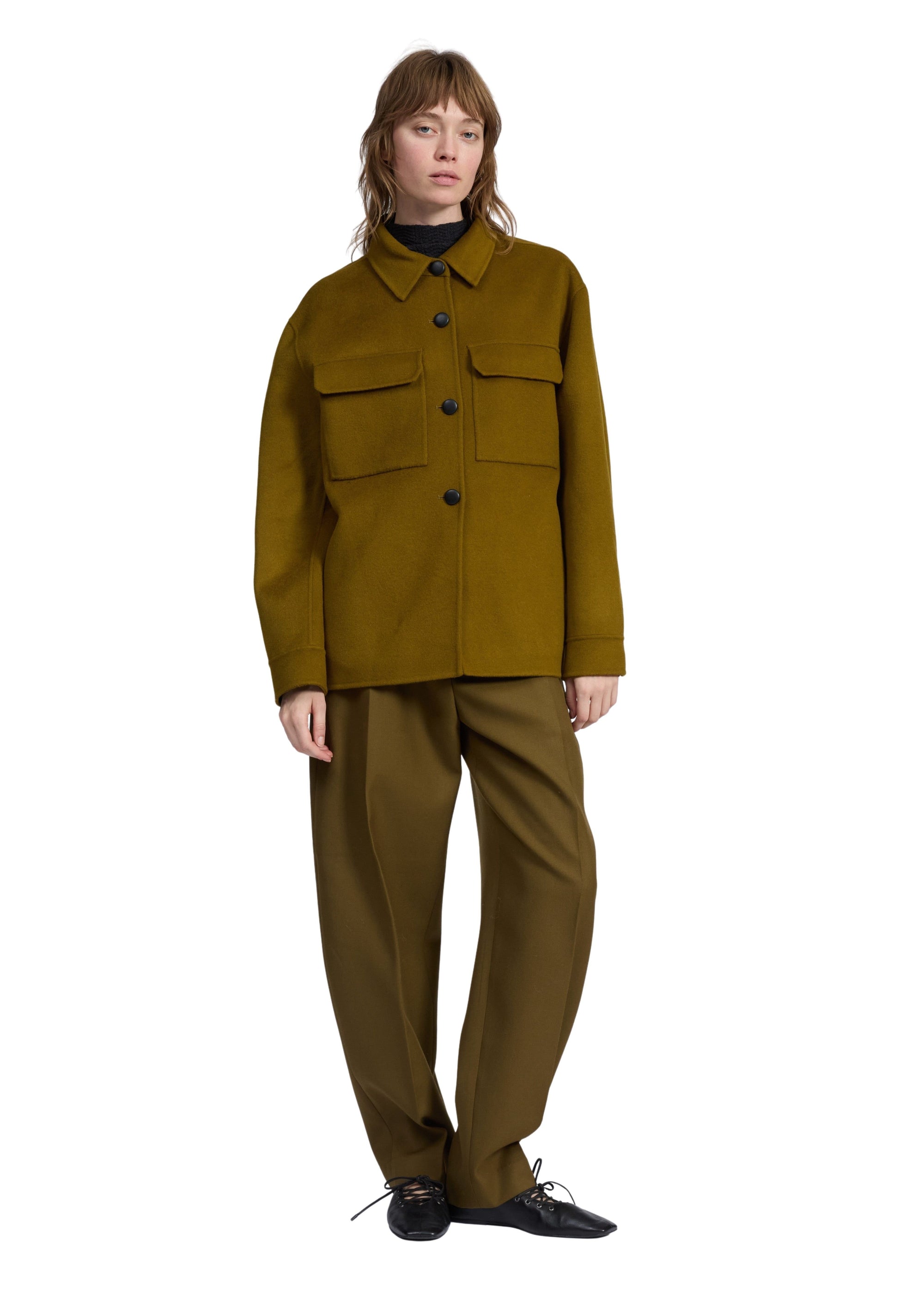 Veste chemise Soula - Gold