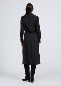 Robe mi-longue Venus - Noir
