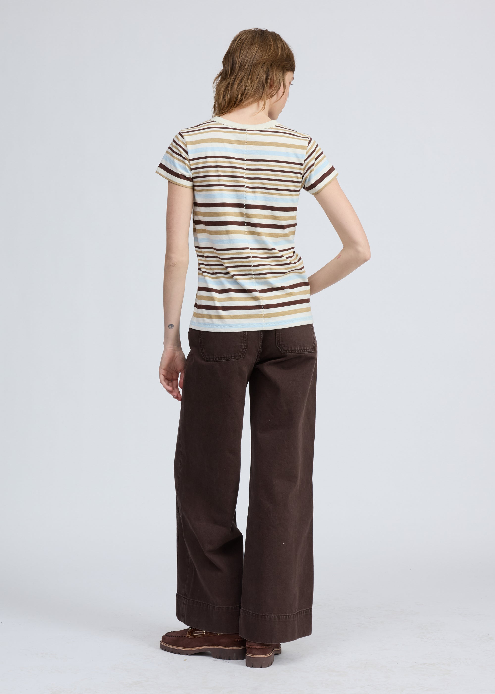 T-shirt rayé effet slub - Ivymt