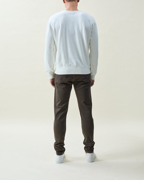 Sweat-shirt en tissu éponge Massey - Chalk