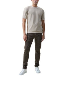 T-shirt à col rond Simon Ss - Taupe