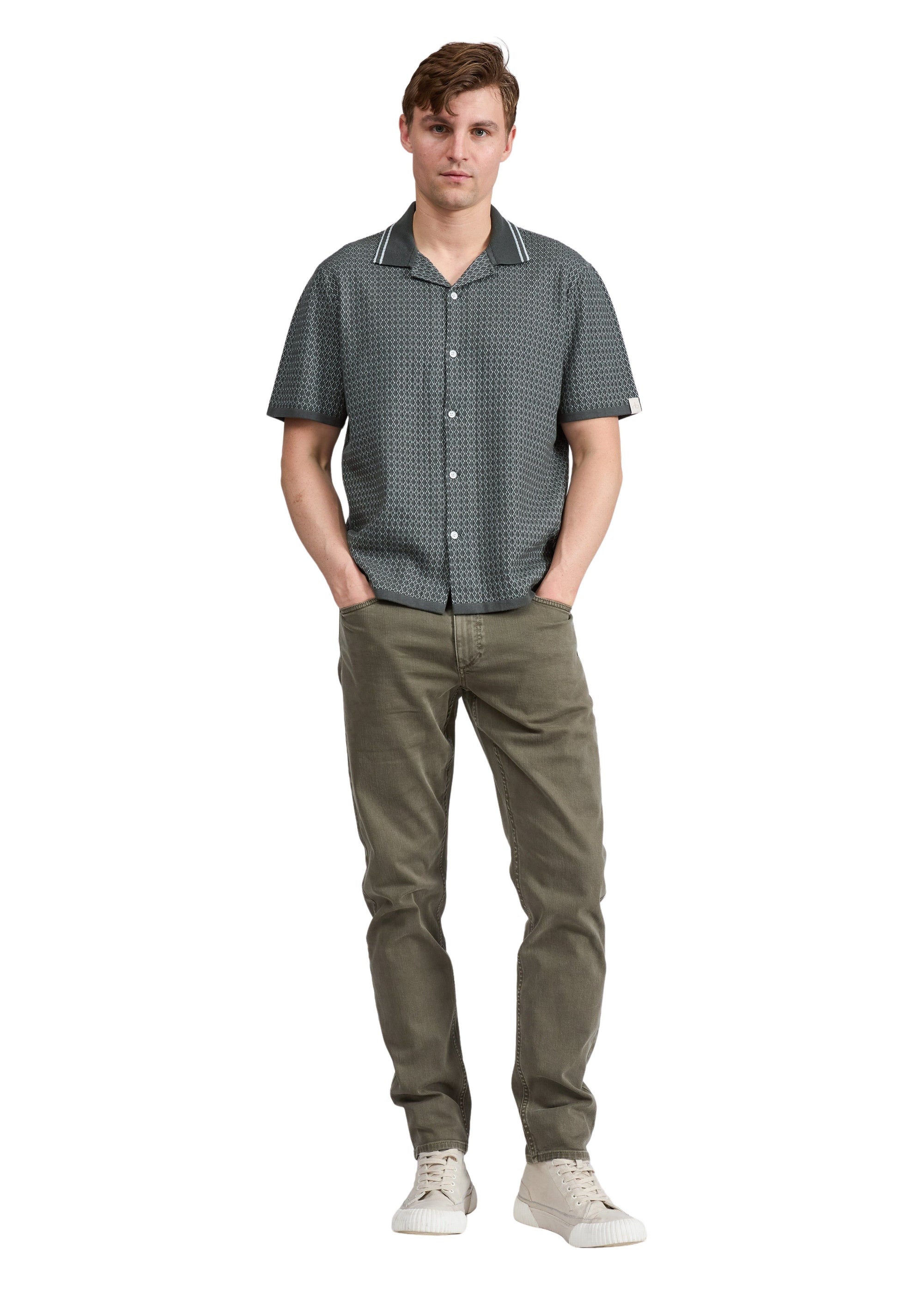 Chemise de camp Harvey à points croisés - Chgr