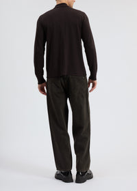 Chemise boutonnée Crawford en laine - Dkbrn