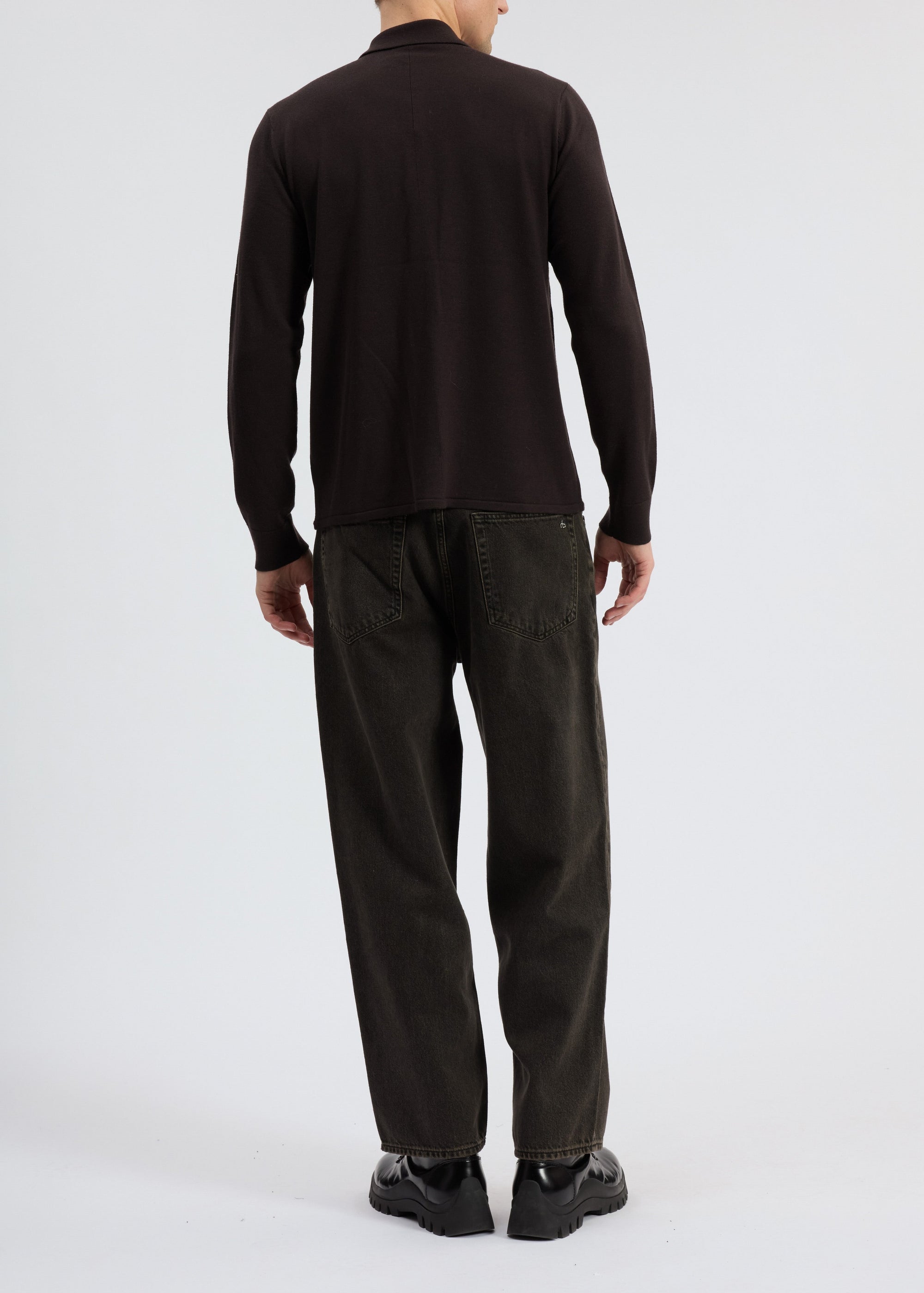 Chemise boutonnée Crawford en laine - Dkbrn