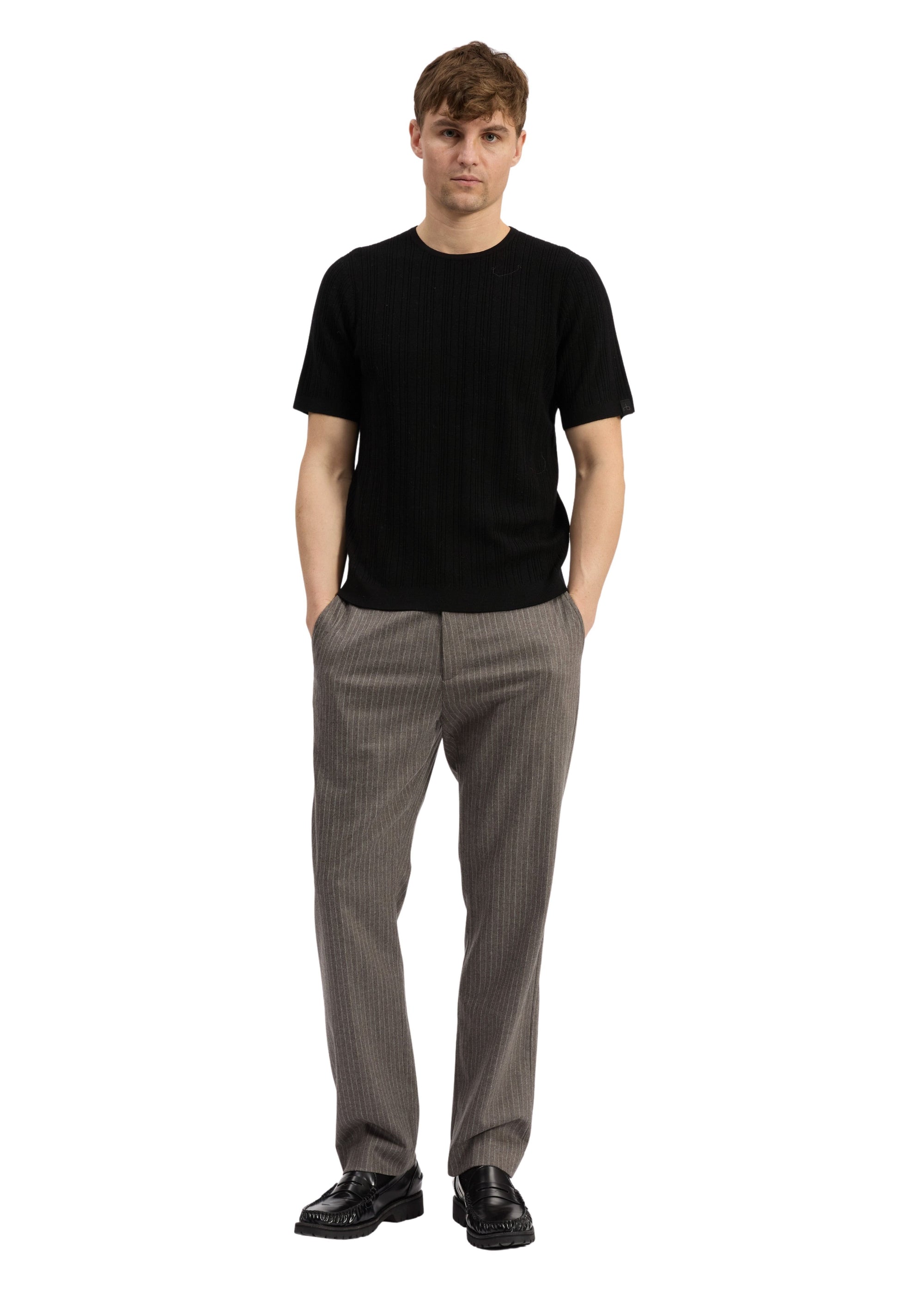 T-shirt Crawford en coton - Noir