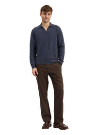 Polo Johnny en cachemire Downing - Ombre