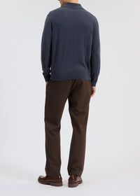 Polo Johnny en cachemire Downing - Ombre
