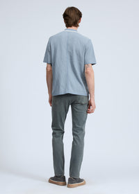 Polo Harvey à bordures contrastées - Lblue