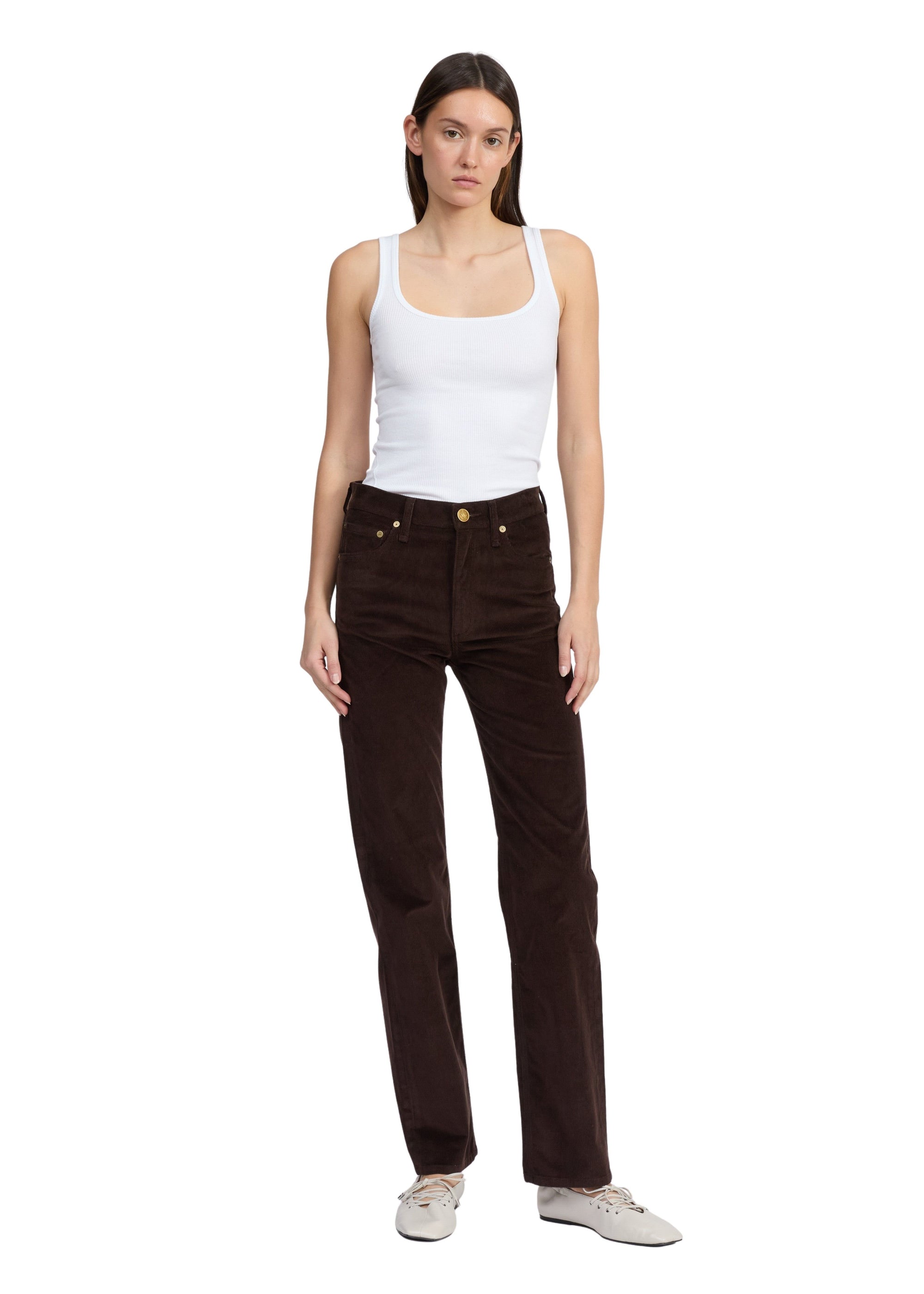 Pantalon Hadley en velours côtelé - Dbrwn