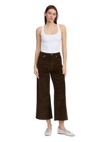 Pantalon en velours côtelé à jambes larges Andi - Blsam